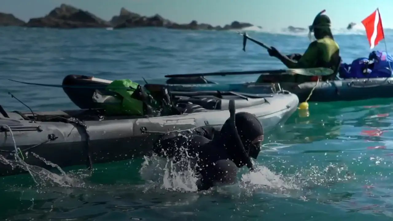 Spearfishing from a Kayak