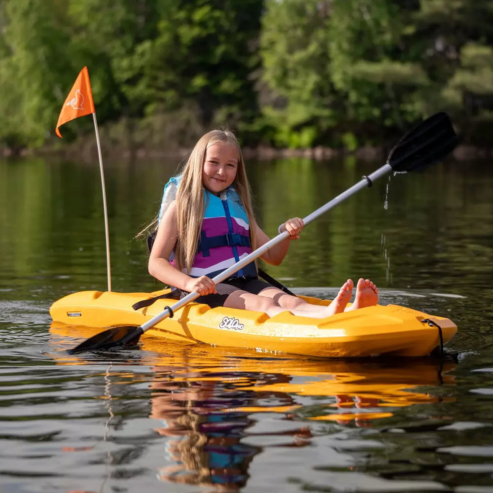 Kayak pour enfants SOLO EVO DLX avec pagaie et autocollant