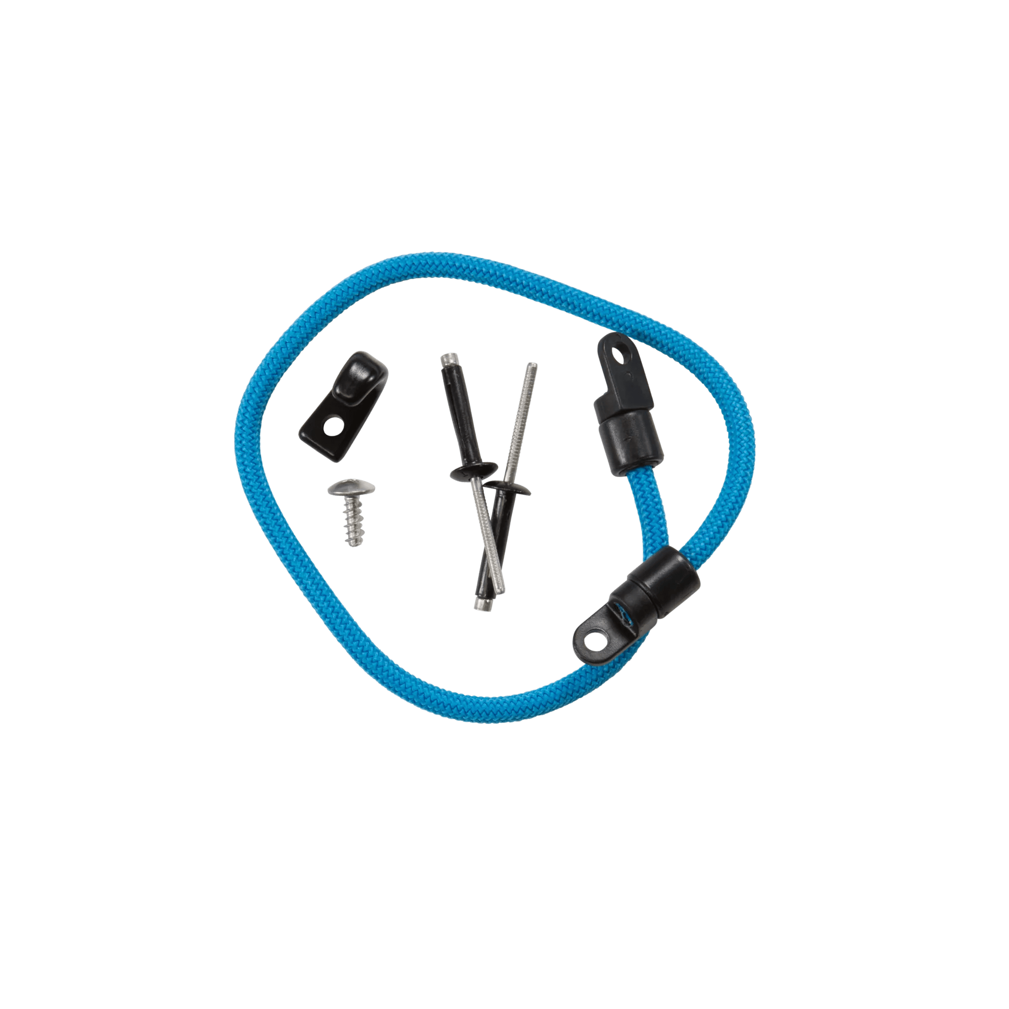 Cordon élastique de pont de 17" (43 cm) bleu électrique