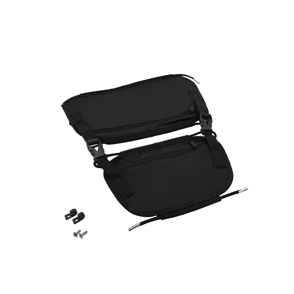 Ripstop Double Rear Bag with Black Bungee Cord