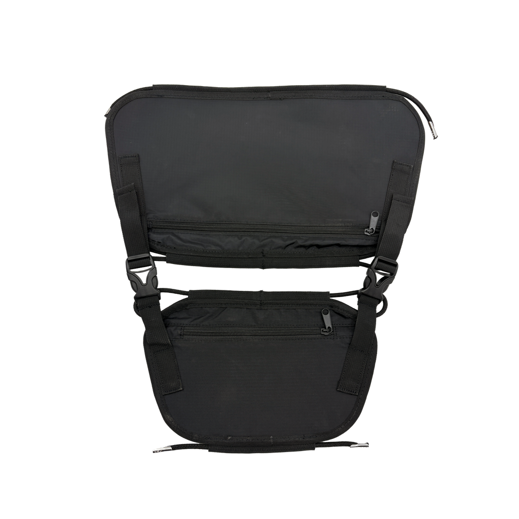 Ripstop Double Rear Bag with Black Bungee Cord