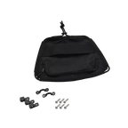 Sac avant Ripstop noir avec cordage élastique noir