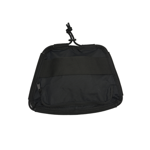 Sac avant Ripstop noir avec cordage élastique noir