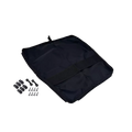 Couvre rangement arrière Ripstop noir avec cordage élastique noir