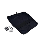 Couvre rangement arrière Ripstop noir avec cordage élastique noir