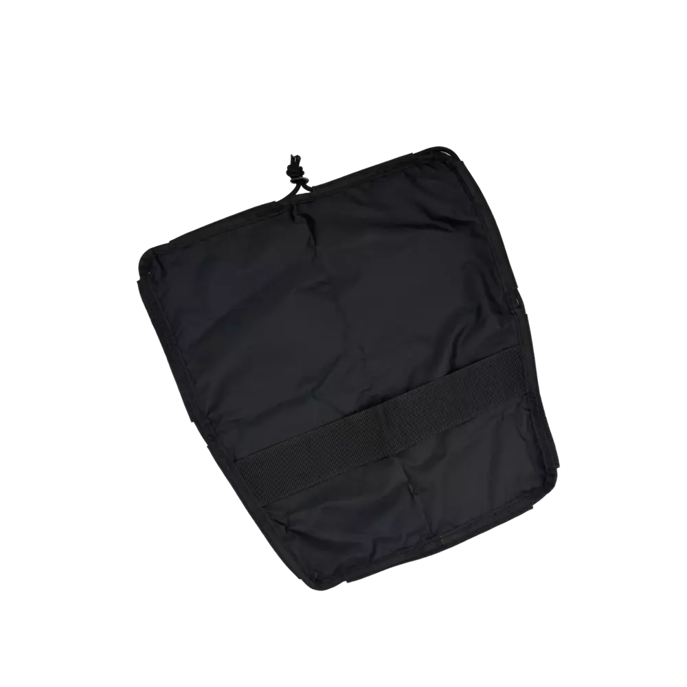 Couvre rangement arrière Ripstop noir avec cordage élastique noir