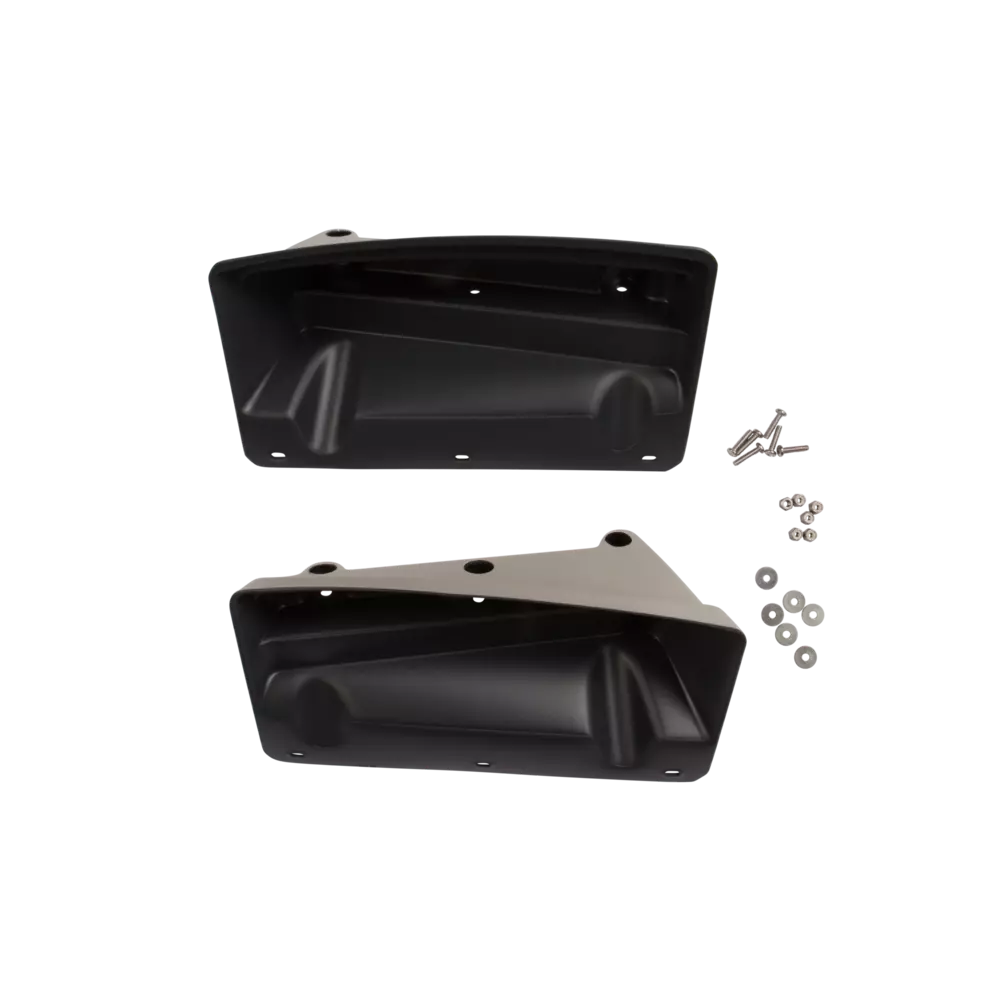 Supports latéraux de siège baquet arrière rabattable
