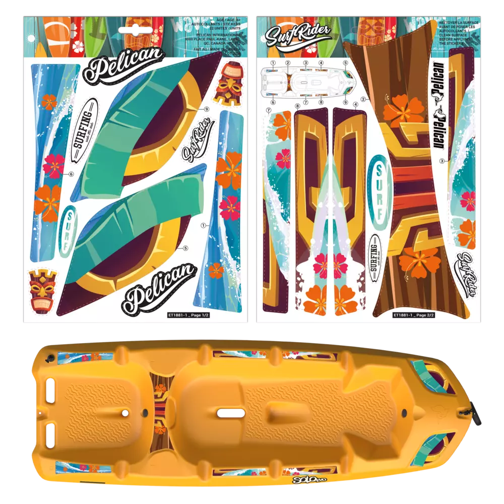 Decals for Solo Evo Kids Kayak