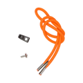 Orange vif Attache à pagaie de 25 po (63,5 cm) avec crochet