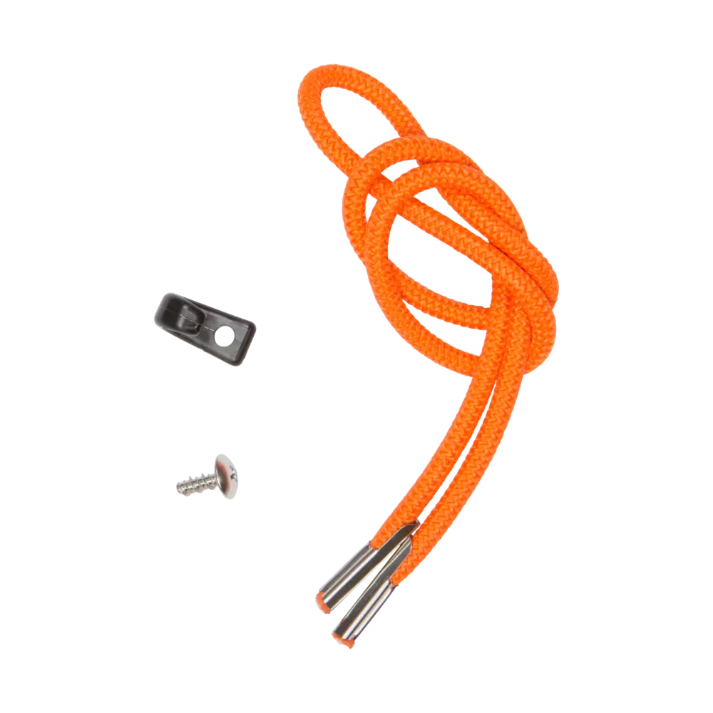 Orange vif Attache à pagaie de 25 po (63,5 cm) avec crochet