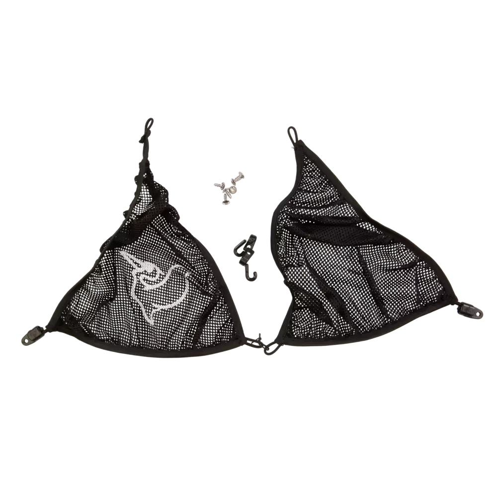 Couverture de pont en maille noire et blanche