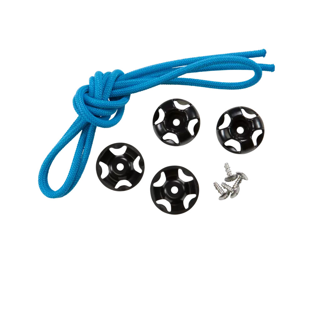 Cordon élastique de pont de 145 cm (57 po) bleu électrique
