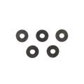 Rondelles en acier inoxydable/néoprène - 1/4 po x 5/8 po - Paquet de 5