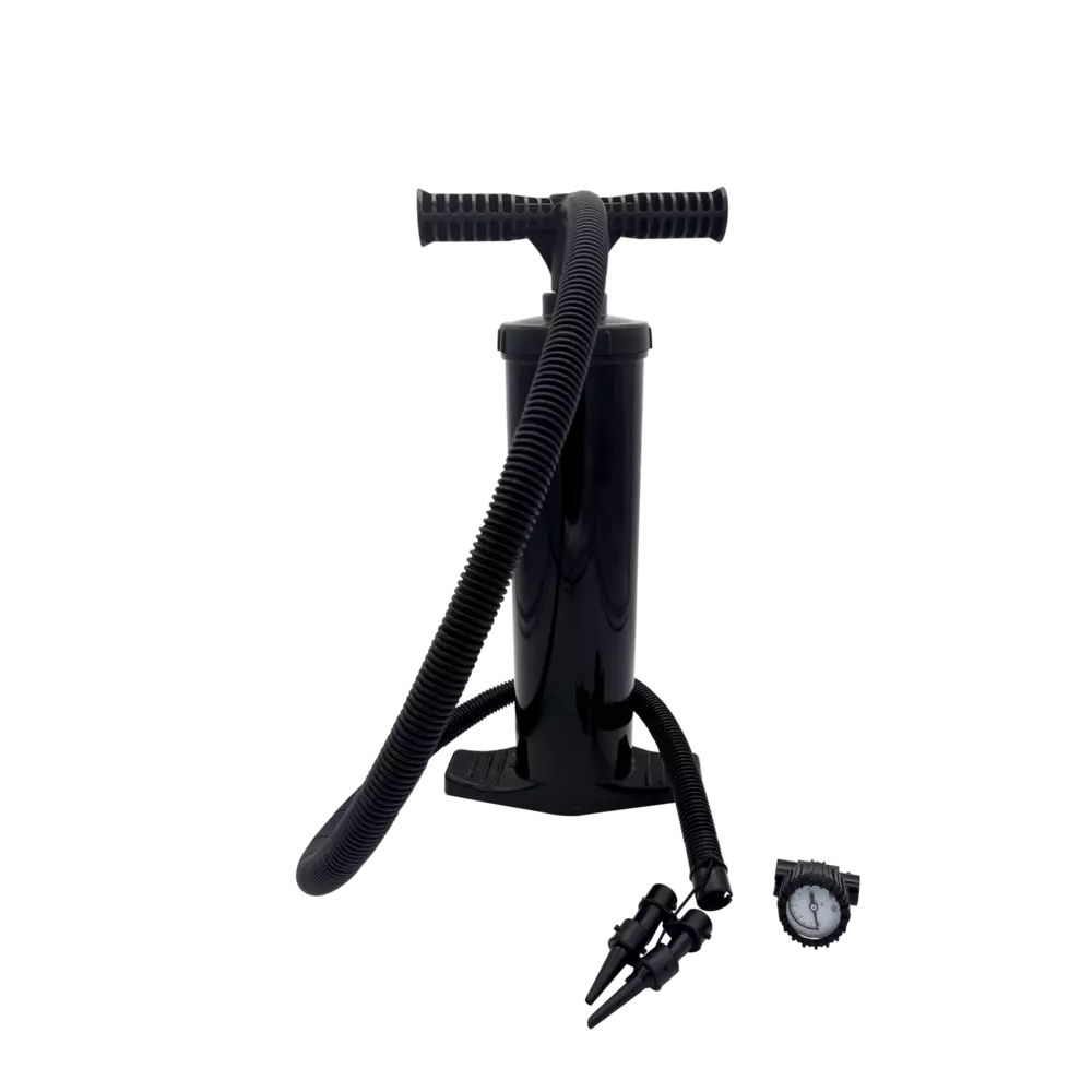 Pompe double action Pelican avec manomètre