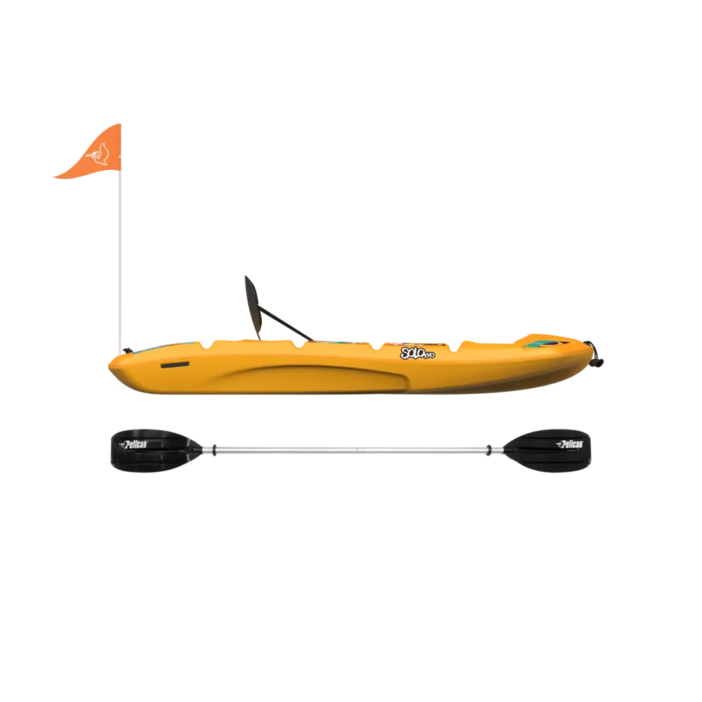 Kayak pour enfants SOLO EVO DLX avec pagaie et autocollant