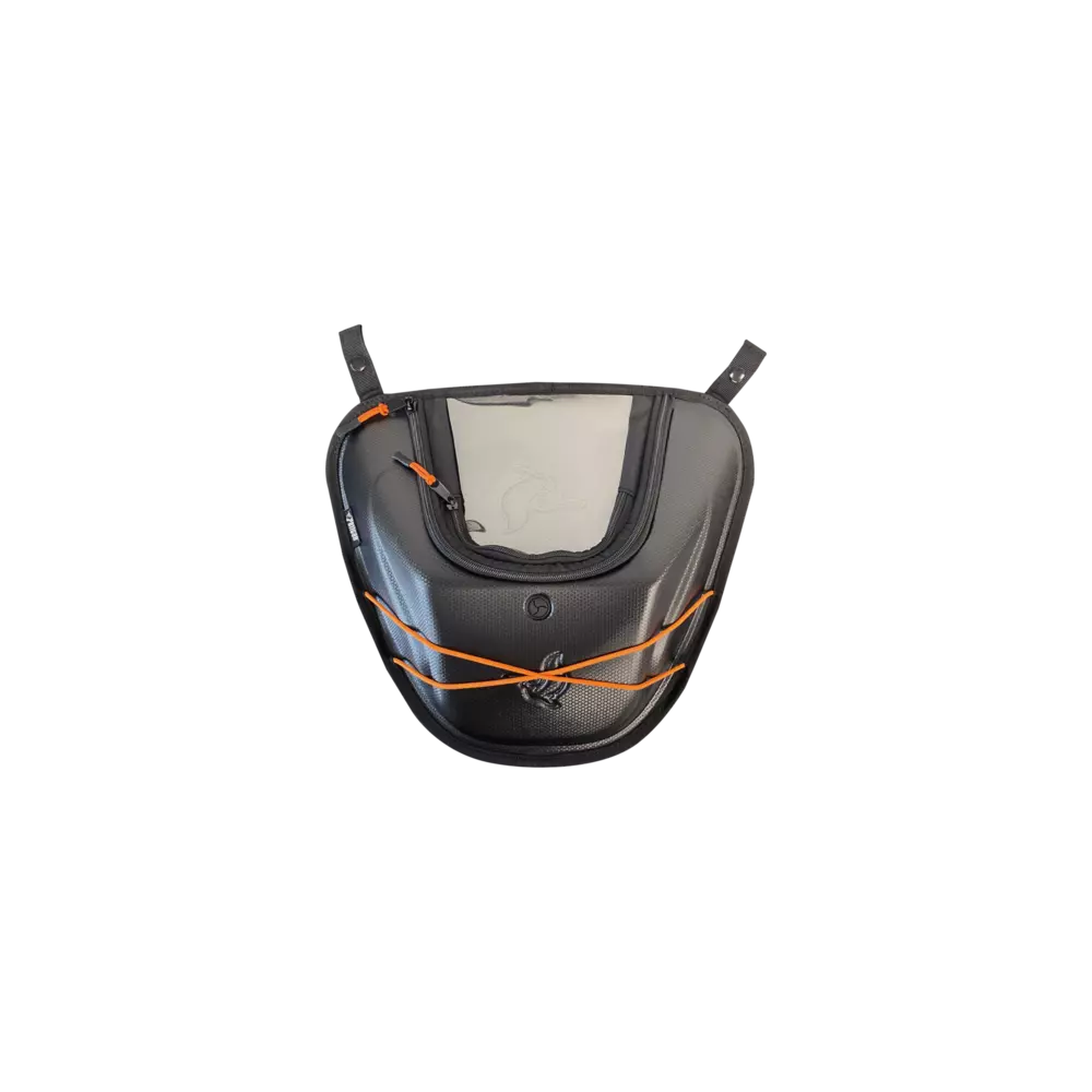 Sac de rangement avant amovible avec accents orange pour kayaks Mission (KA10)
