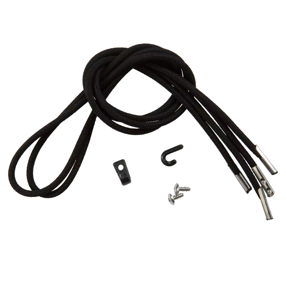 Cordon élastique de pont noir et gris de 48 po (121,9 cm)