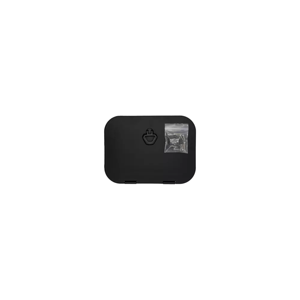 Petite trappe rectangulaire avec quincaillerie