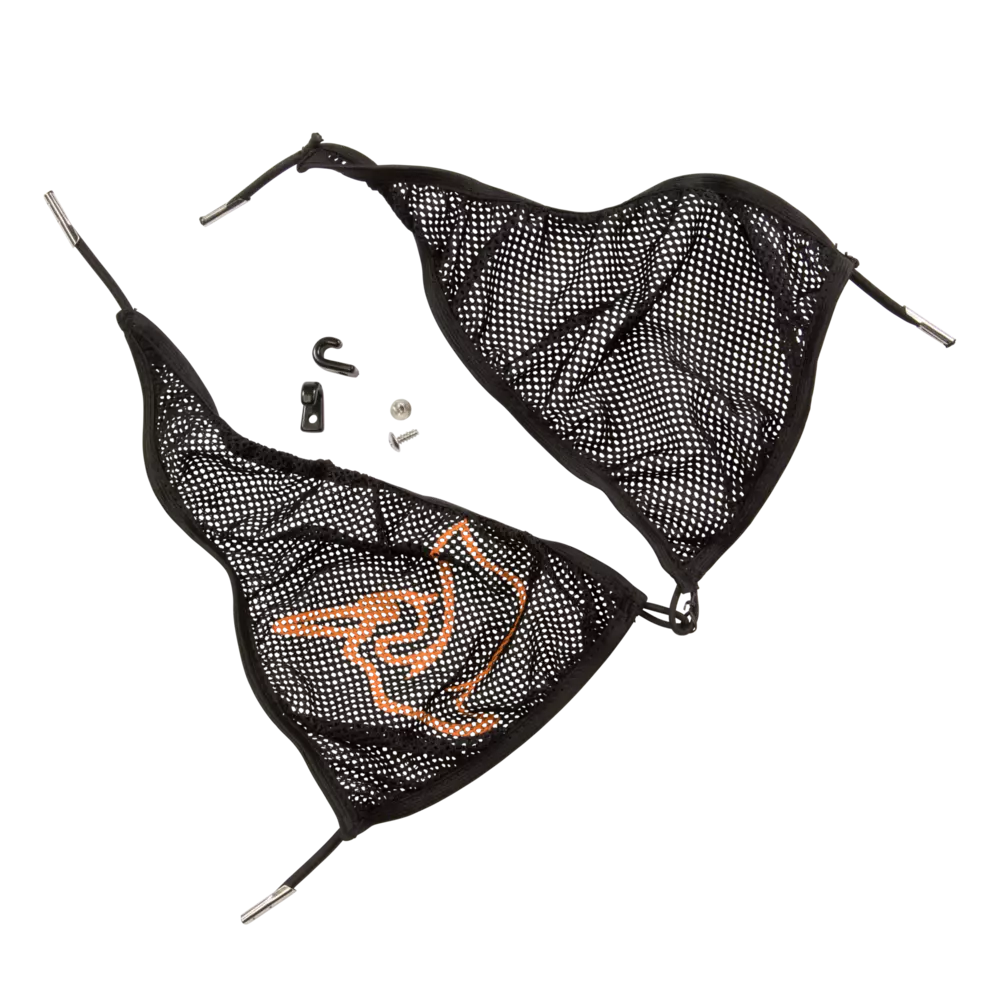 Couverture de pont en maille orange vif