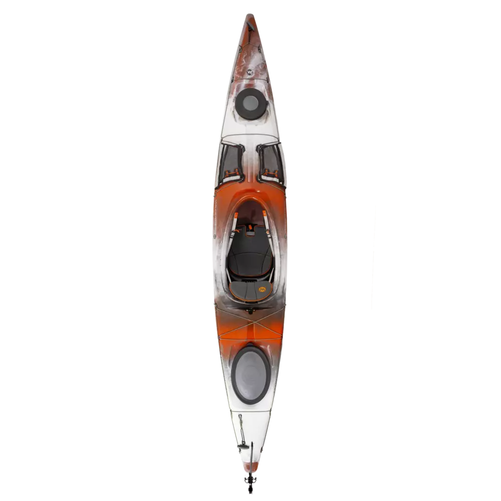 Kayak de randonnée Tsunami 140 jours avec gouvernail