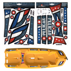 Autocollants Air Force-6 pour le kayak pour enfants Solo Evo