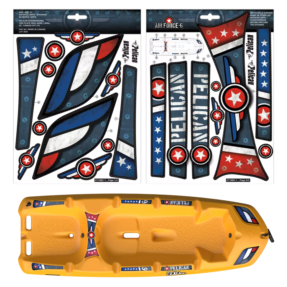 Decals for Solo Evo Kids Kayak