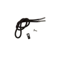 Attache à pagaie noire de 25 po (64 cm)