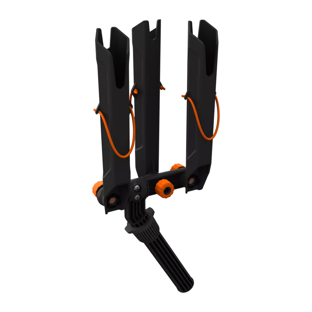 Plusieurs porte-cannes réglables Lance-roquettes