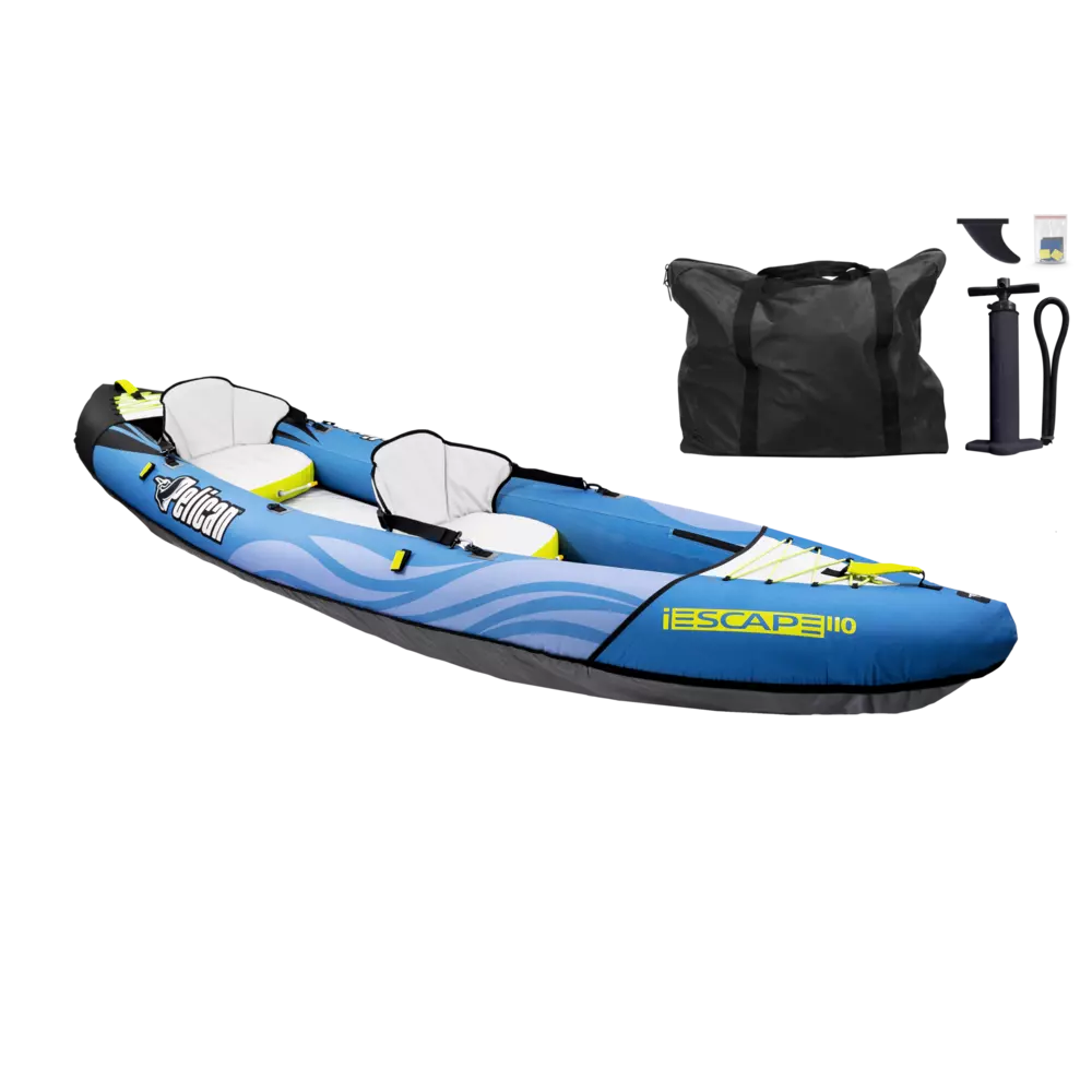 Kayak Tandem Gonflable Convertible iESCAPE 110