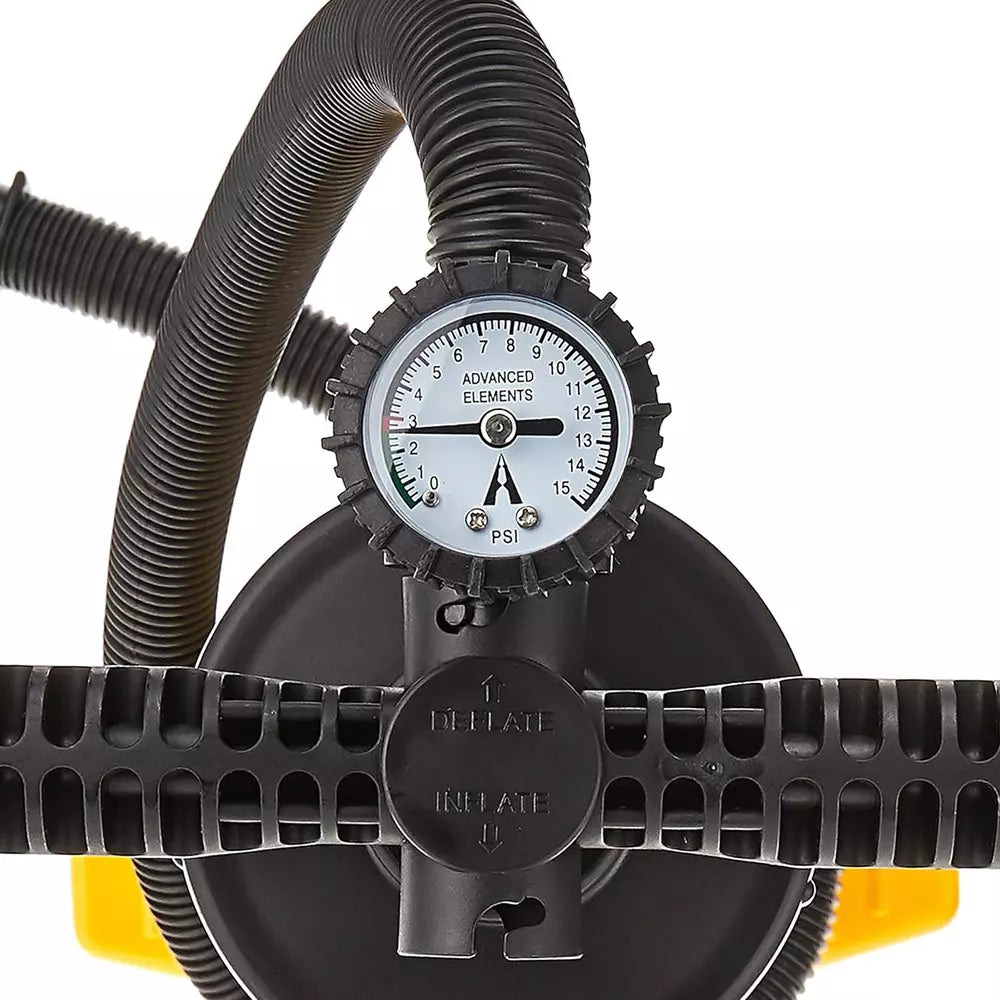 Double-Action Hand Pump with Pressure Gauge