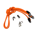 Cordon élastique polyvalent de 38 po (96,5 cm) orange vif