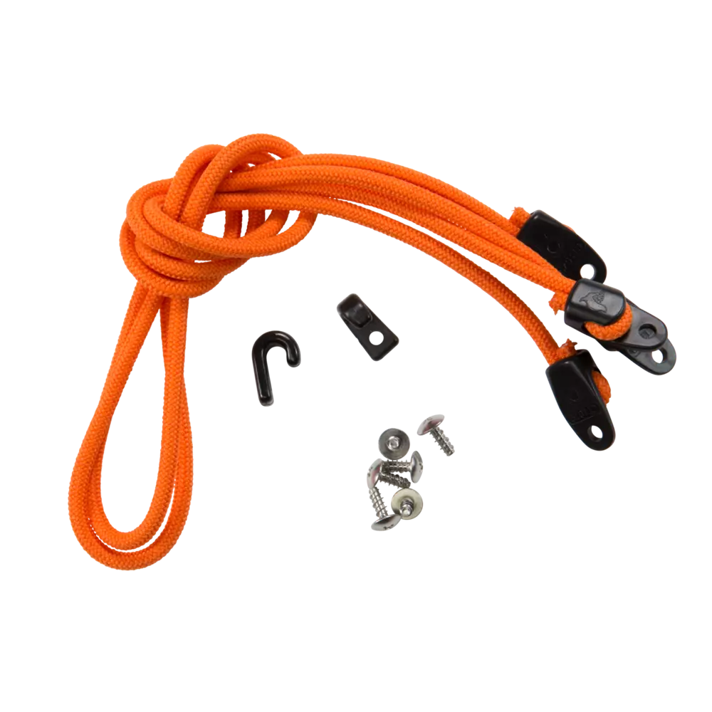 Cordon élastique polyvalent de 38 po (96,5 cm) orange vif