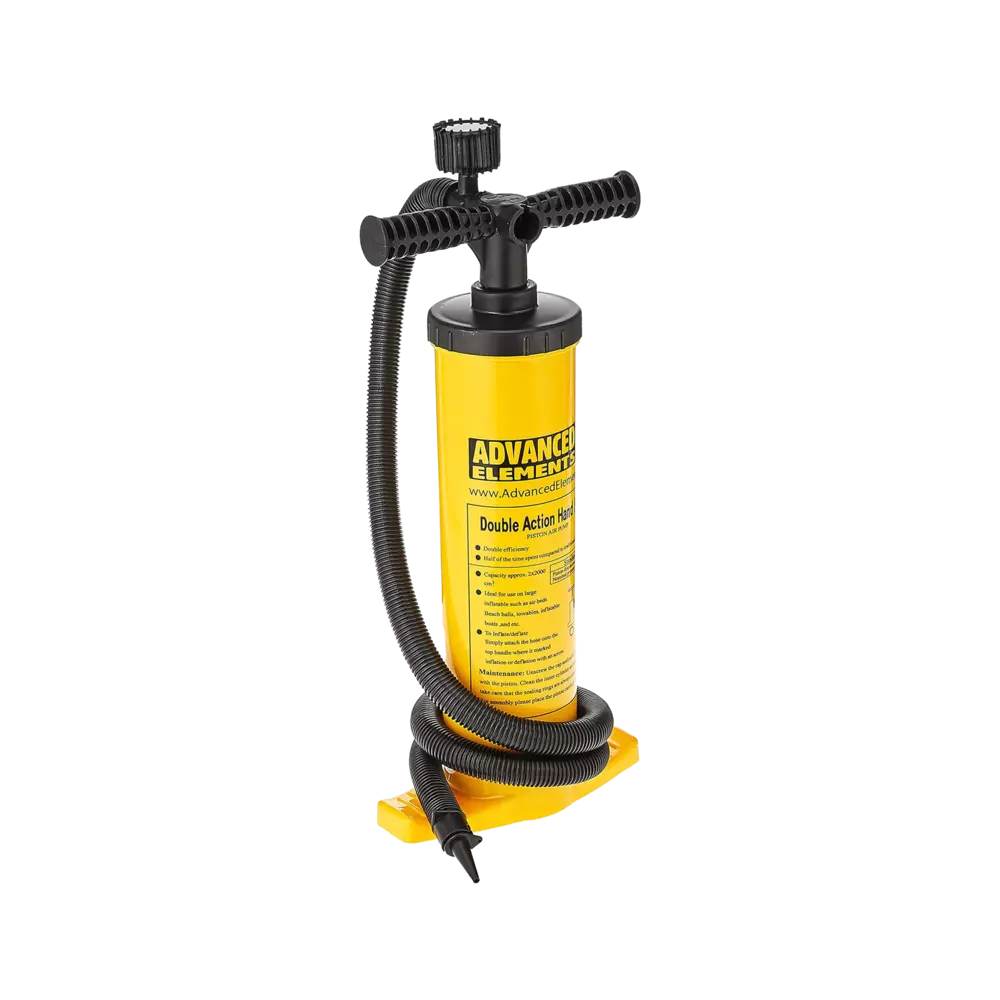 Pompe à main double action avec manomètre