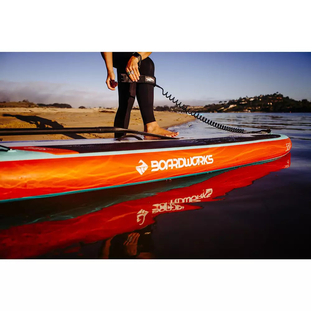 Laisse de planche à pagaie enroulée de 11'