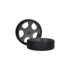 Chariot de kayak robuste avec roues non plates de 12 po