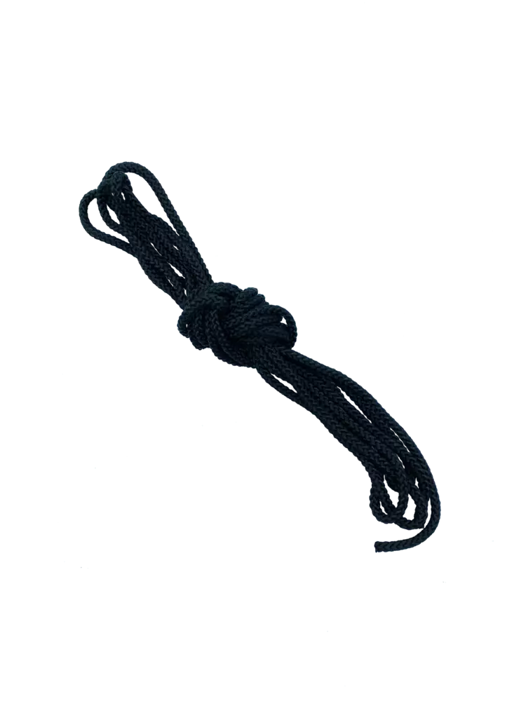 Corde en polypropylène noir 88 po / 223 cm