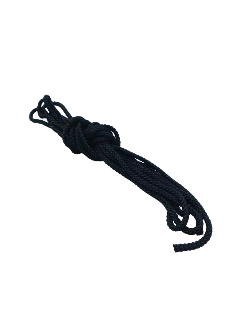Corde en polypropylène noir 88 po / 223 cm
