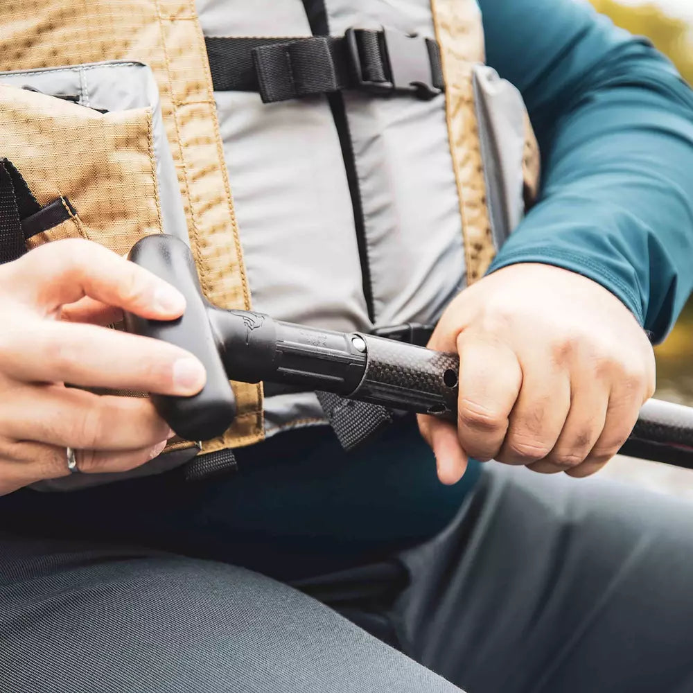 Poignée ergonomique incurvée en T