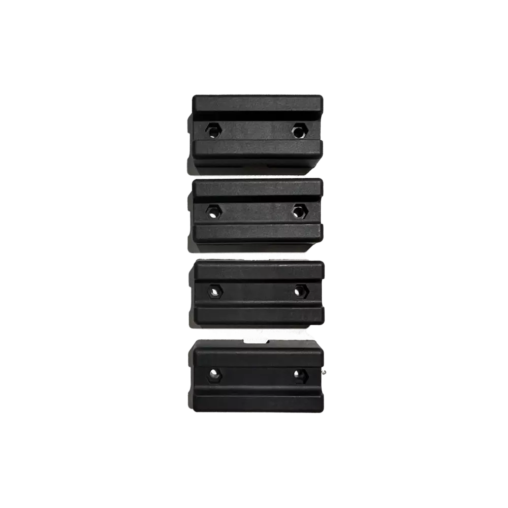 Bloc de montage robuste du chariot de kayak Wildy - Lot de 4