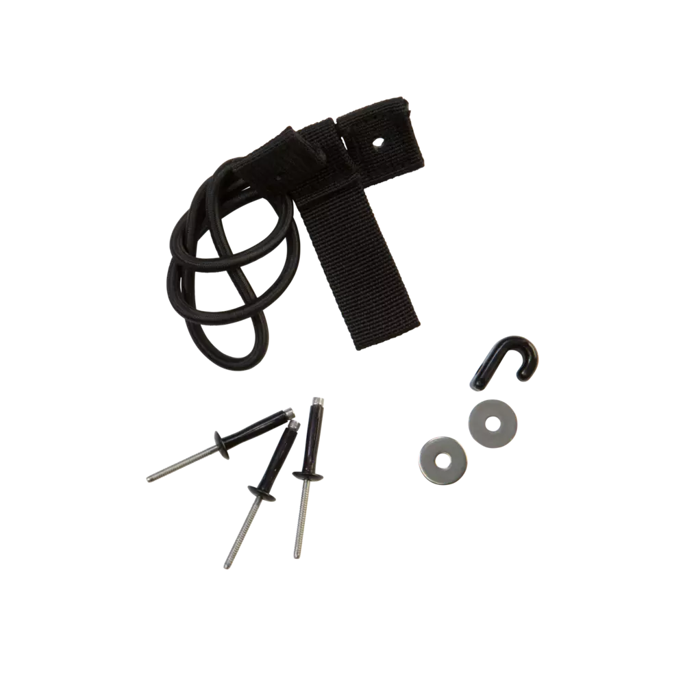 Black Paddle and Rod Tie-Down