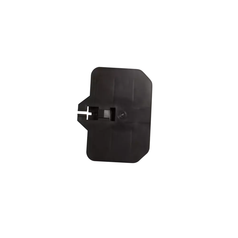 Lame de pagaie de roue de pédalo en noir