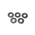 Rondelle plate en acier inoxydable 1/4 po. - Paquet de 5