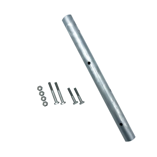 Axe en aluminium pour roue de pédalo