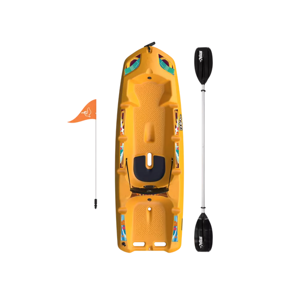 Kayak pour enfants SOLO EVO DLX avec pagaie et autocollant