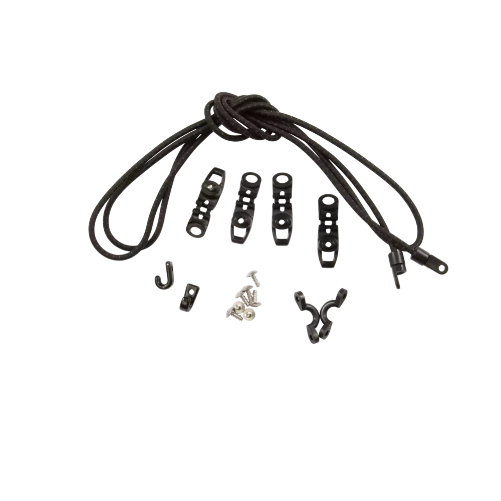 Cordon élastique pour puits de réservoir noir et gris de 90 po (229 cm)