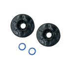 Douilles de roue de pédalo en noir - Paquet de 2