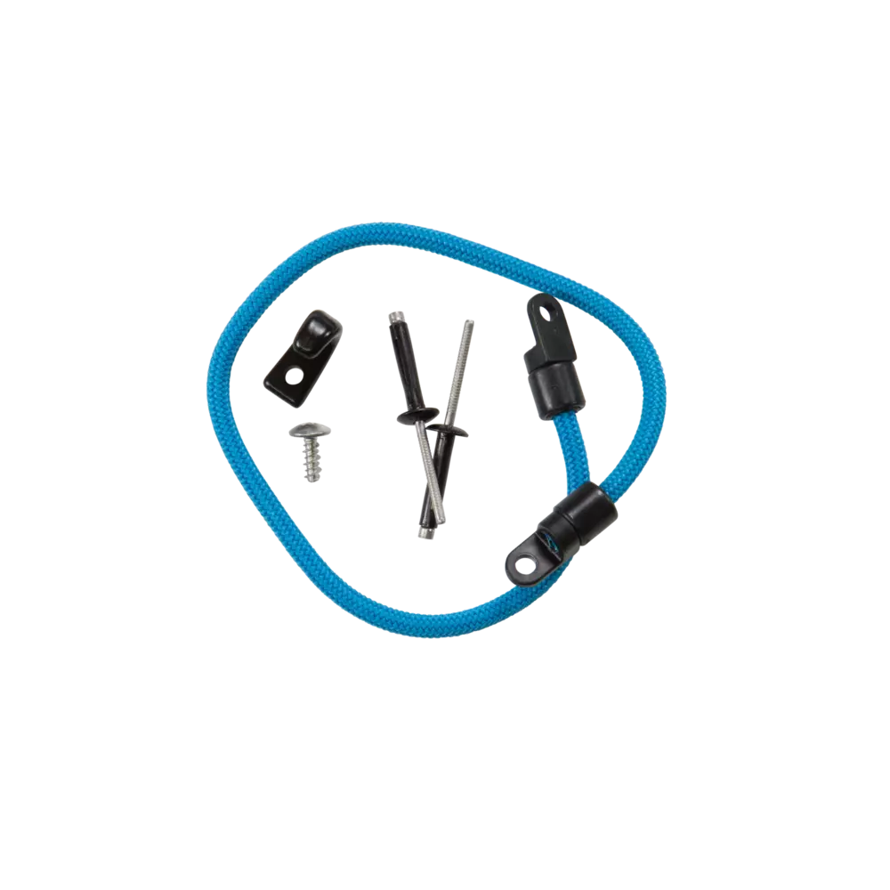 Cordon élastique de pont de 17" (43 cm) bleu électrique