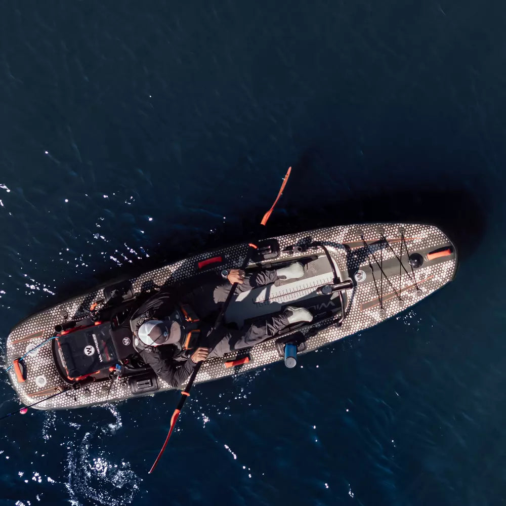 Kayak de pêche gonflable à point tombant iATAK 110