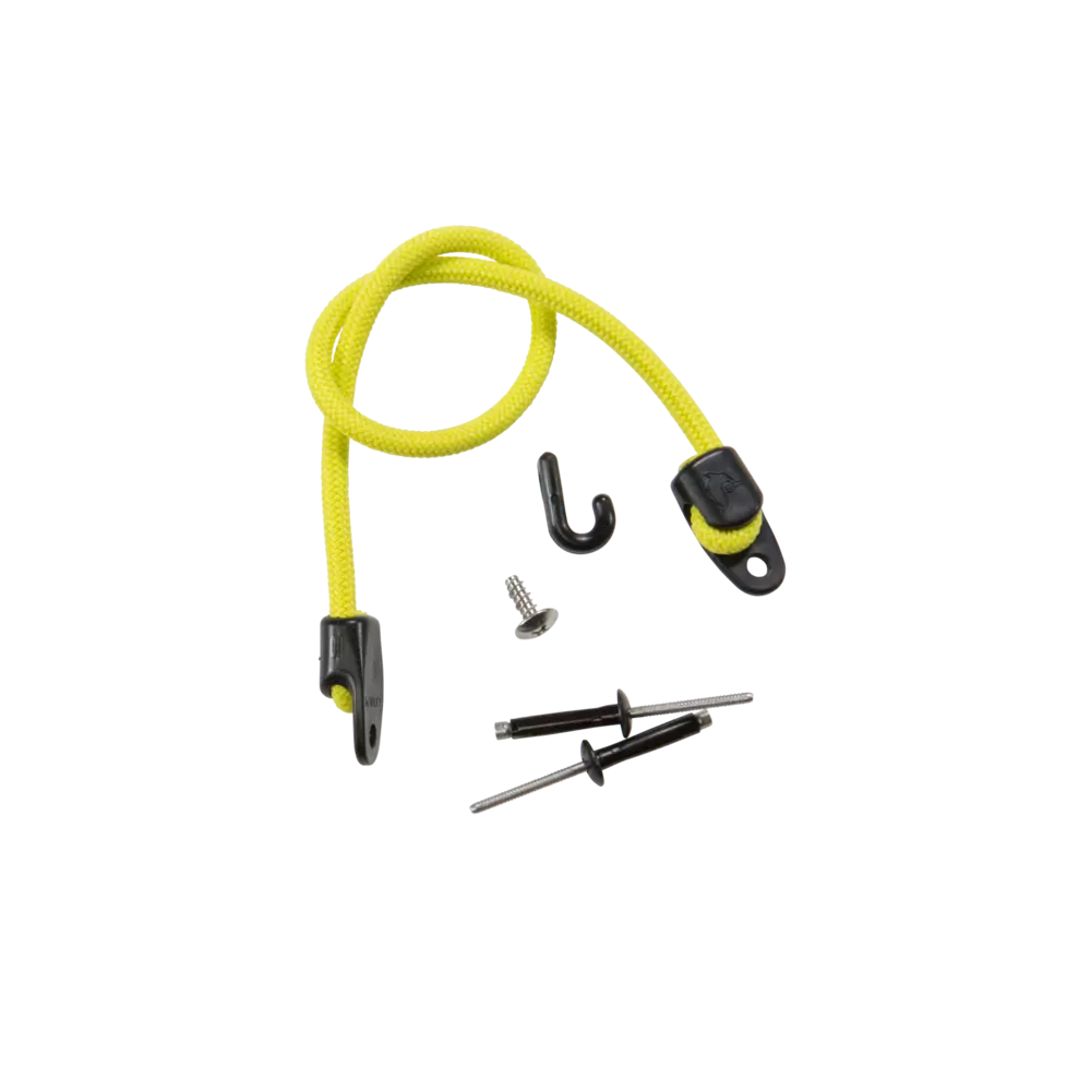 Cordon élastique de pont de 17 po (43 cm) jaune vert