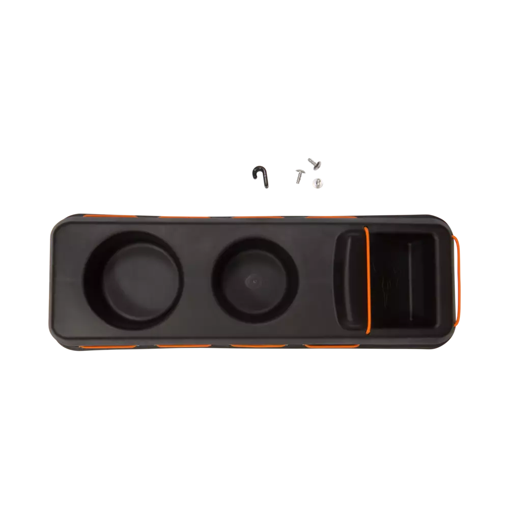 Housse de console centrale avec cordon élastique en orange